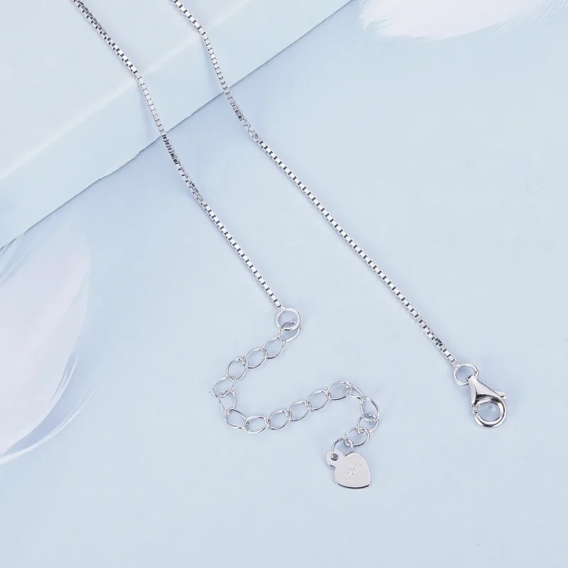 (image for) Pandora Style Necklace with Little Flower - BSN329 - View 4
