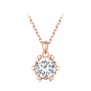 (image for) Pandora Style Necklace with Luxury Moissanite - MSN006-C