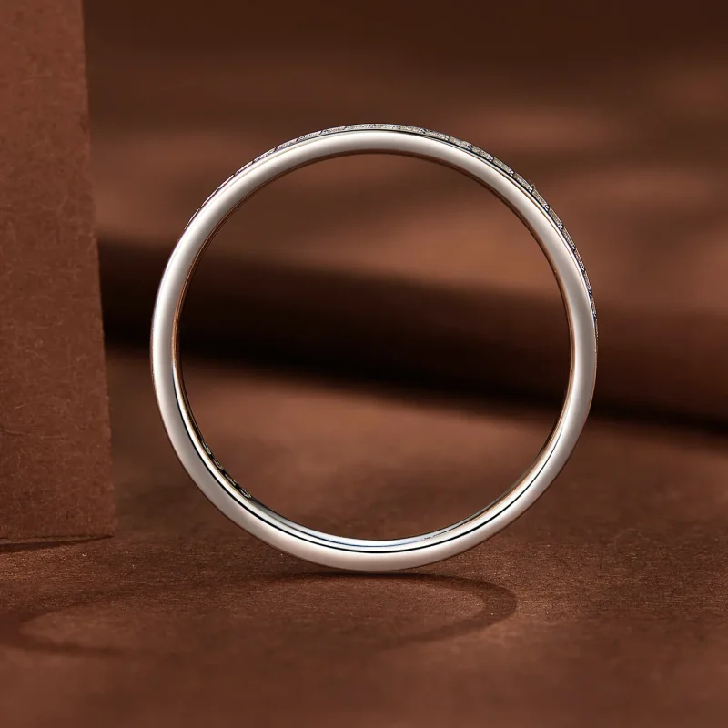 (image for) Pandora Style Pave Moissanite Ring - MSR030 - View 4