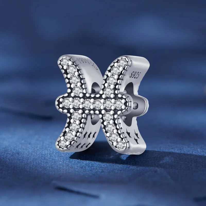 (image for) Pandora Style Pisces Lucky Zodiac Charm - SCC2516-11 - View 2