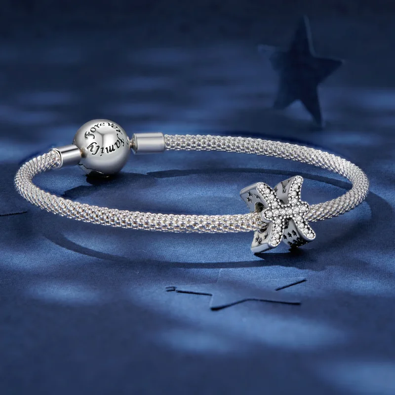 (image for) Pandora Style Pisces Lucky Zodiac Charm - SCC2516-11 - View 5