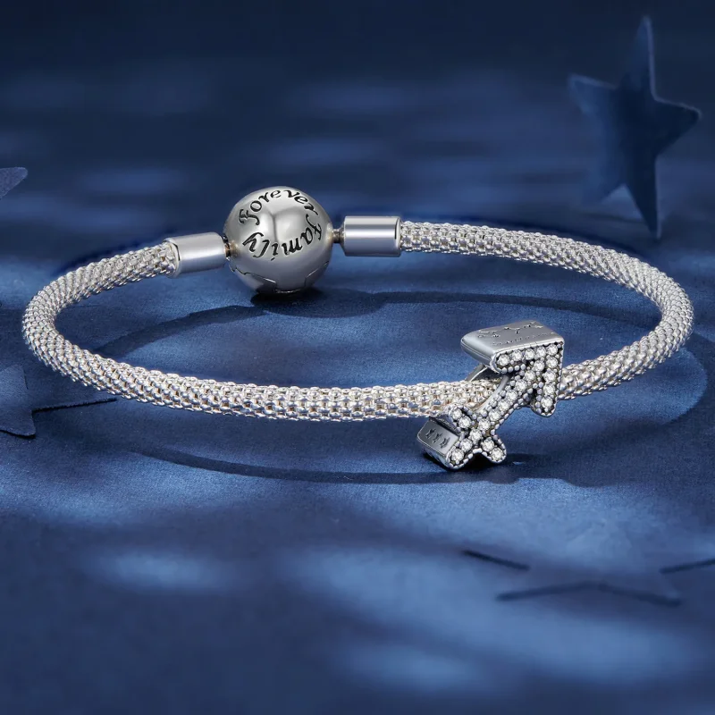 (image for) Pandora Style Sagittarius Lucky Zodiac Charm - SCC2516-9 - View 5