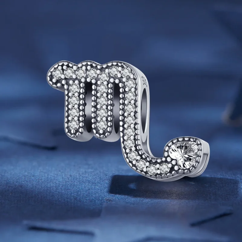 (image for) Pandora Style Scorpio Lucky Zodiac Sign Charm - SCC2516-8 - View 2