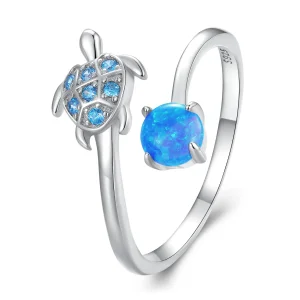 (image for) Pandora Style Sea Turtle Ring - SCR928