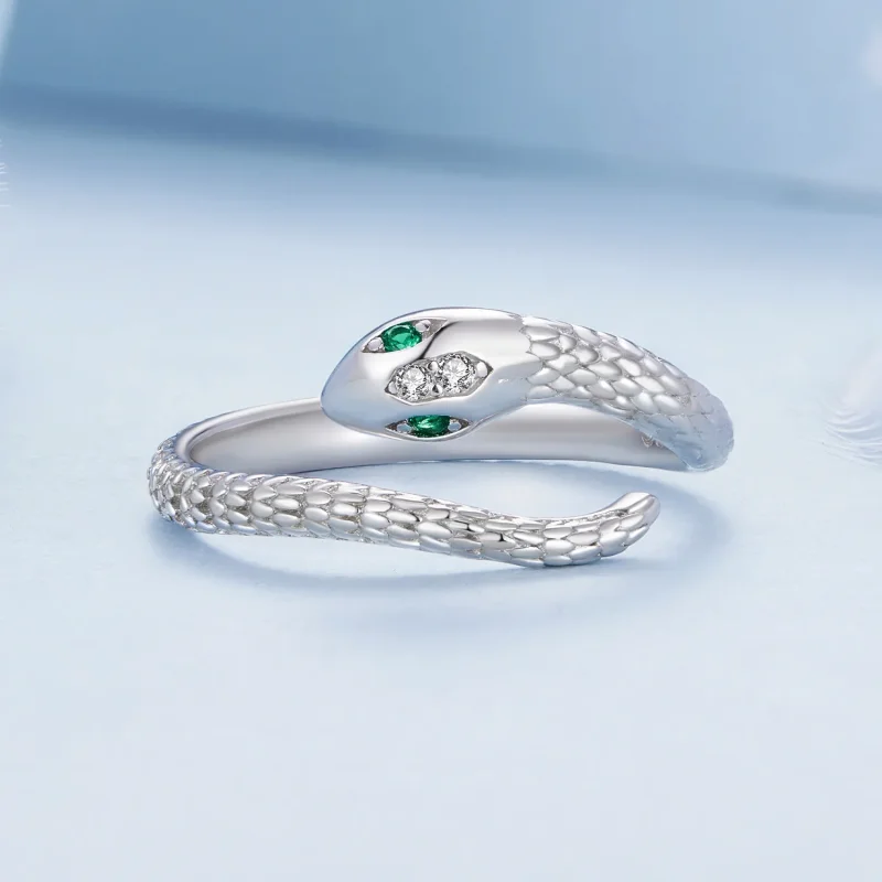 (image for) Pandora Style Snake Open Ring - BSR440 - View 3