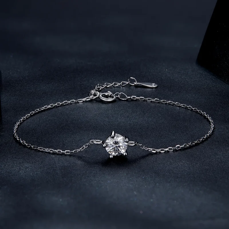 (image for) Pandora Style Sparkle Moissanite Bracelet - MSB001 - View 2