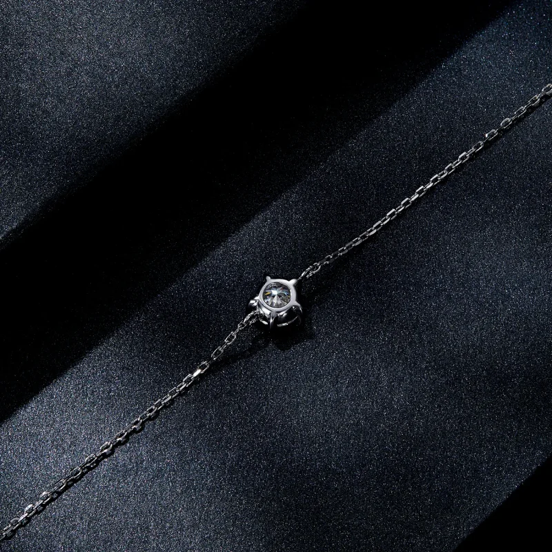 (image for) Pandora Style Sparkle Moissanite Bracelet - MSB001 - View 4