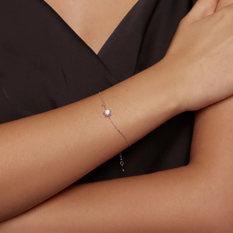 (image for) Pandora Style Sparkle Moissanite Bracelet - MSB001 - View 7