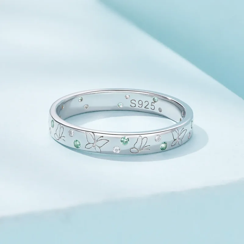 (image for) Pandora Style Spring Butterfly Ring - SCR932 - View 3