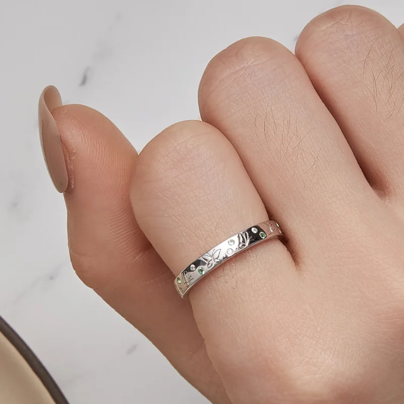 (image for) Pandora Style Spring Butterfly Ring - SCR932 - View 6