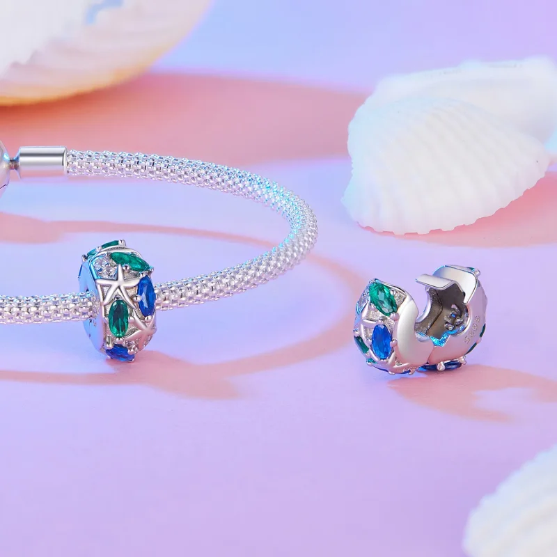 (image for) Pandora Style Starfish Clip - BSC847 - View 4