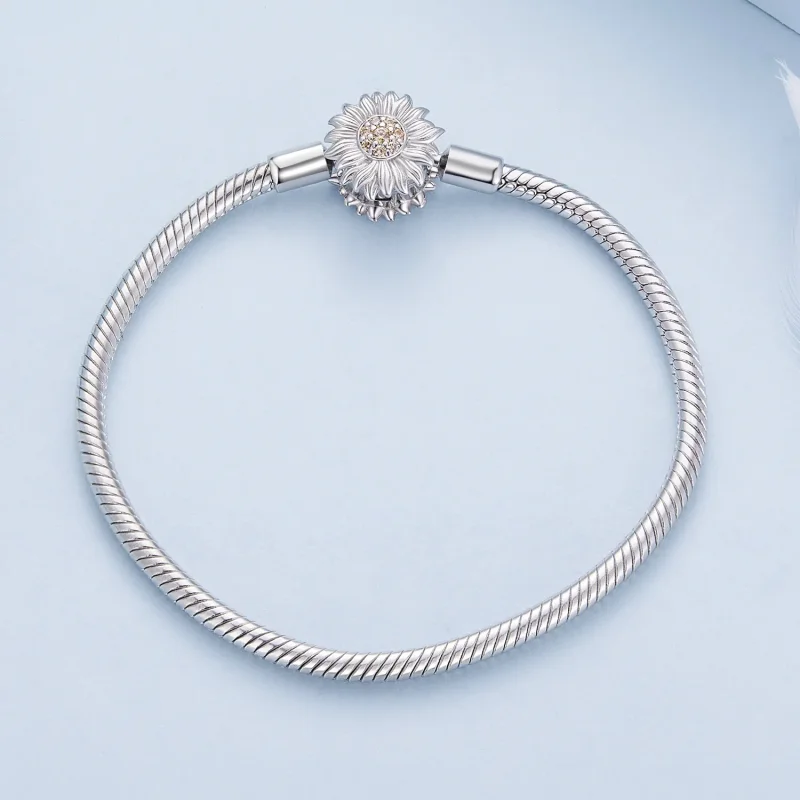 (image for) Pandora Style Sunflower Basics Chain Bracelet - BSB123 - View 3