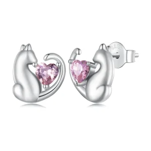 (image for) Pandora Style The Cat Stud Earrings - SCE1591-A