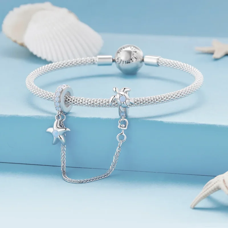 (image for) Pandora Style Underwater World Safety Chain - BSC870 - View 3