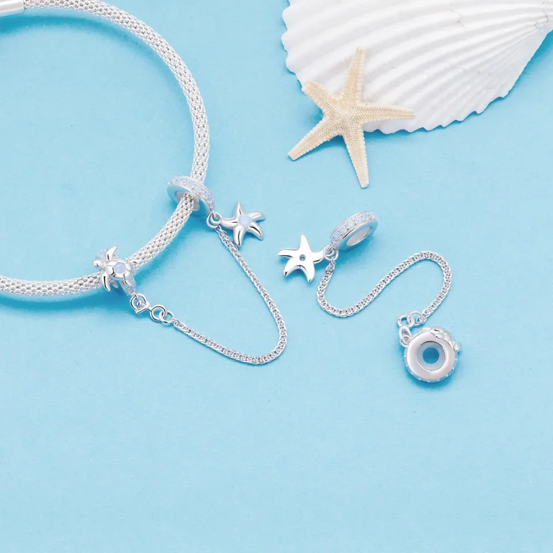 (image for) Pandora Style Underwater World Safety Chain - BSC870 - View 4