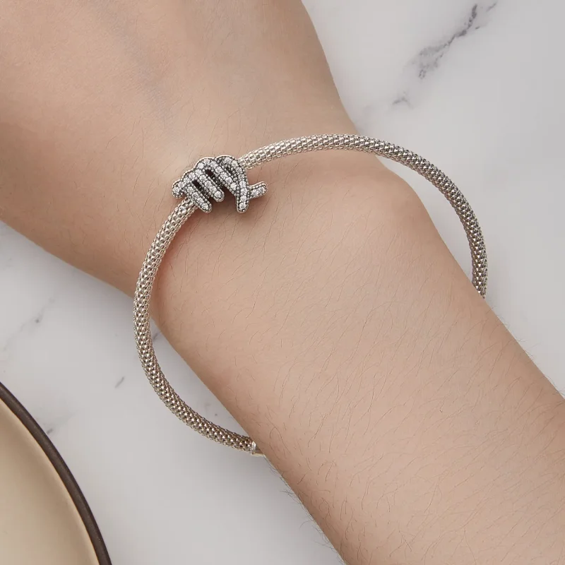 (image for) Pandora Style Virgo Lucky Zodiac Charm - SCC2516-6 - View 6