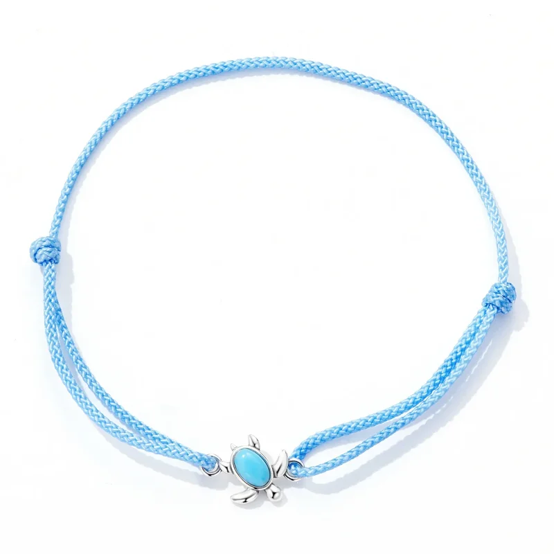 (image for) Pandora Style Blue Turtle Bracelet - SCB231 - View 2