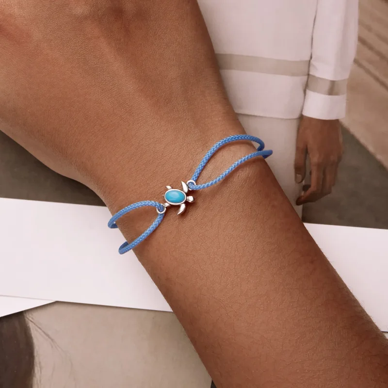 (image for) Pandora Style Blue Turtle Bracelet - SCB231 - View 6