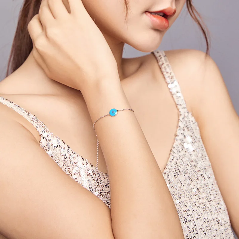 (image for) Pandora Style Devil Eye Bracelet - SCB185 - View 7