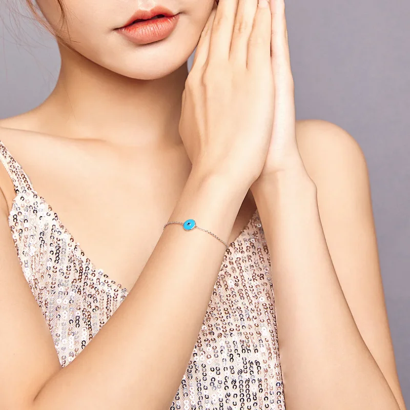 (image for) Pandora Style Devil Eye Bracelet - SCB185 - View 8
