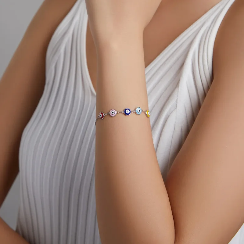 (image for) Pandora Style Guardian Eye Bracelet - SCB218 - View 4