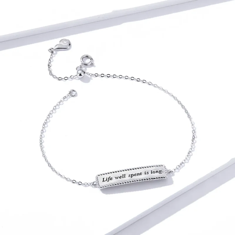 (image for) Pandora Style Life well spent is long Bracelet - BSB039 - View 2
