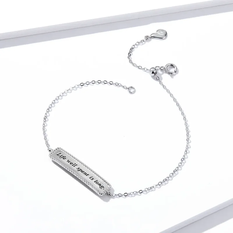 (image for) Pandora Style Life well spent is long Bracelet - BSB039 - View 3