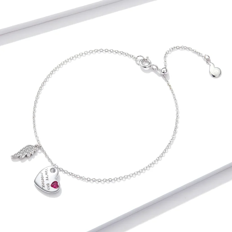 (image for) Pandora Style Love Letter Bracelet - BSB052 - View 2