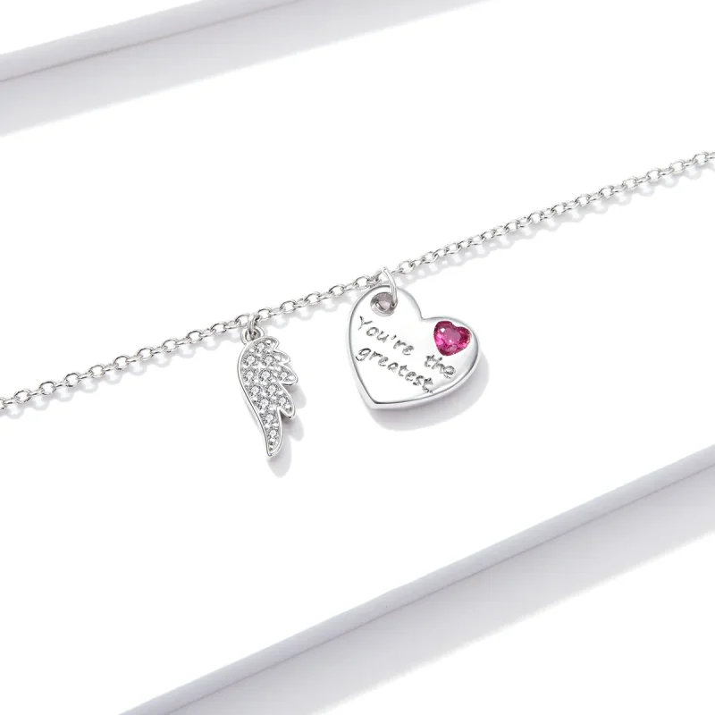 (image for) Pandora Style Love Letter Bracelet - BSB052 - View 4