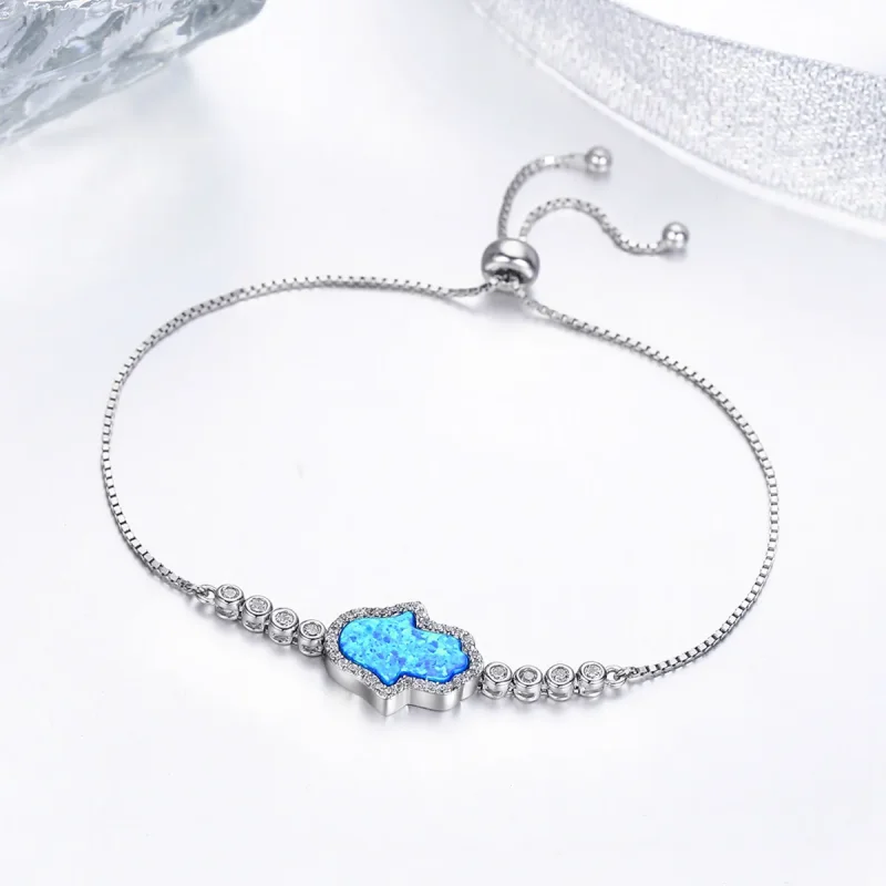 (image for) Pandora Style Lucky Hand Bracelet - VSB002 - View 3