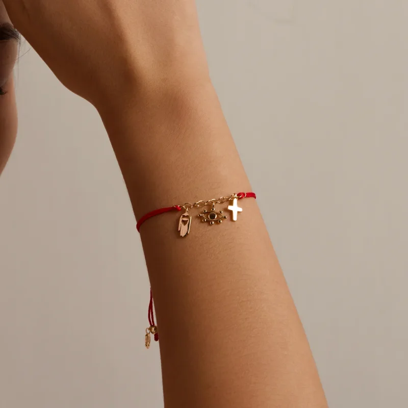 (image for) Pandora Style Lucky Symbol Bracelet - SCB226 - View 7