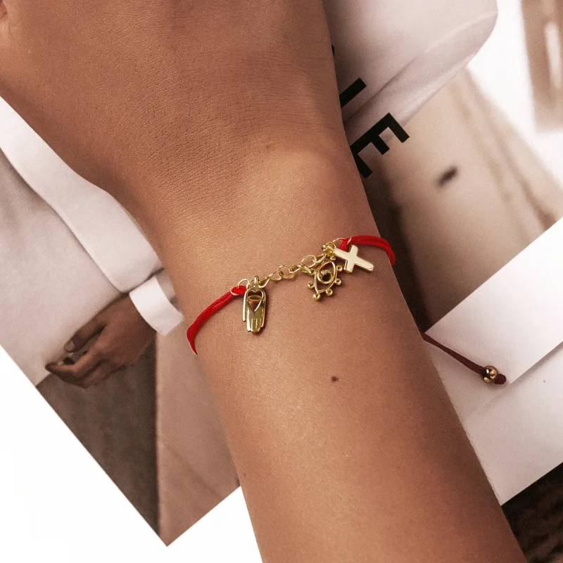 (image for) Pandora Style Lucky Symbol Bracelet - SCB226 - View 8