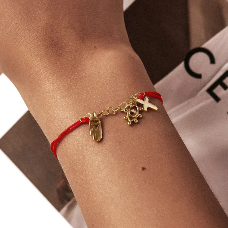 (image for) Pandora Style Lucky Symbol Bracelet - SCB226 - View 9