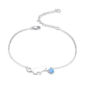 (image for) Pandora Style Opal Cat Bracelet - SCB175