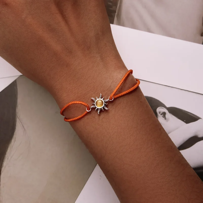 (image for) Pandora Style Orange Sun Bracelet - SCB230 - View 5