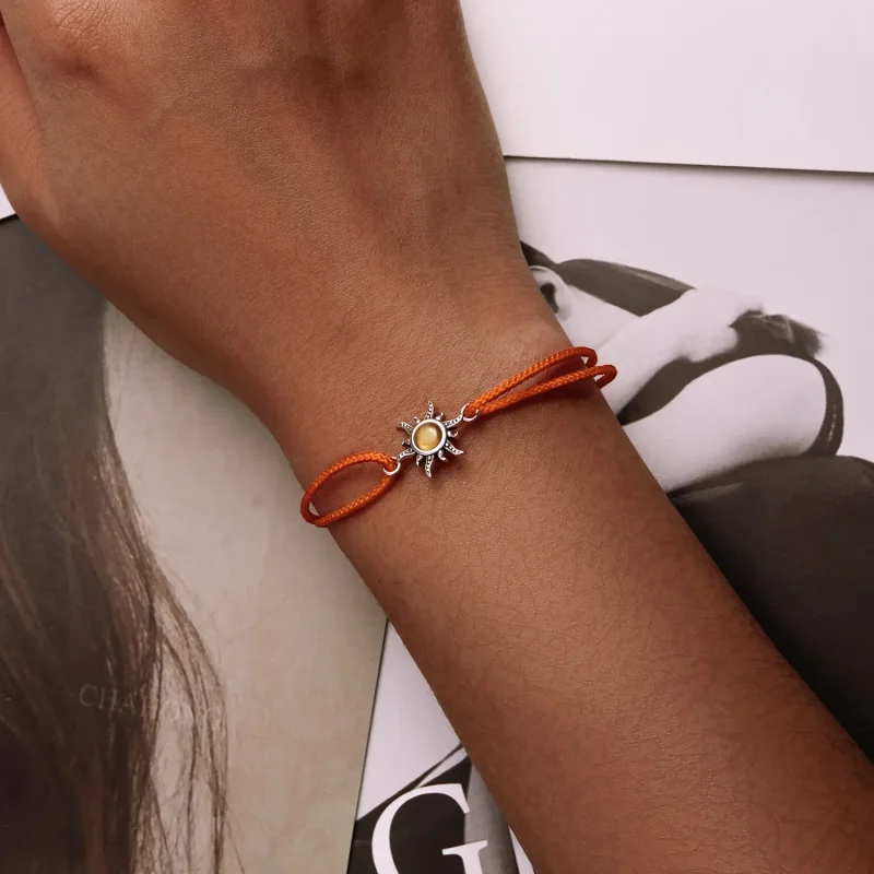 (image for) Pandora Style Orange Sun Bracelet - SCB230 - View 7
