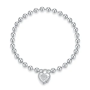 Pandora Style Silver Bead Chain bracelet - SCB203 (image for) Pandora Style Silver Bead Chain bracelet - SCB203