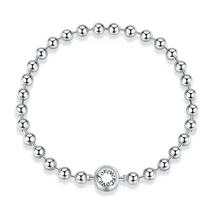 Pandora Style Silver Silver Ball bracelet - SCB208 (image for) Pandora Style Silver Silver Ball bracelet - SCB208