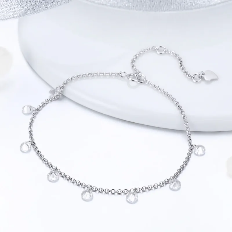 (image for) Pandora Style Silver Contracted Elves Chain Slider Bracelet - SCB103 - View 3