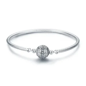 (image for) Pandora Style Silver Delicate Life Chain Bracelet - SCB062