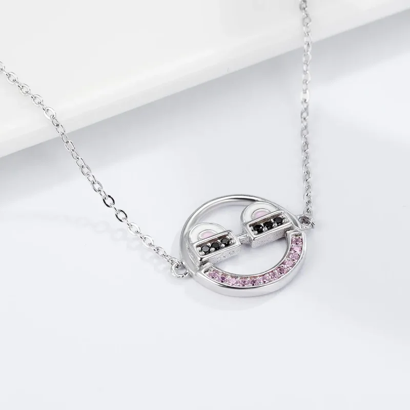 (image for) Pandora Style Silver Emoji Slider Bracelet - SCB040 - View 3