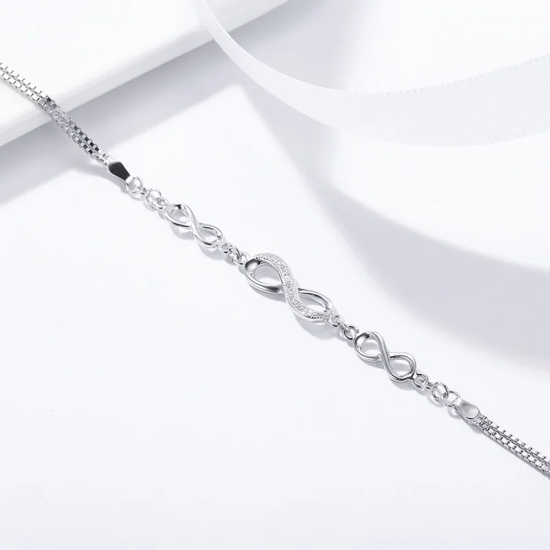 (image for) Pandora Style Silver Endless Elegance Slider Bracelet - SCB037 - View 4