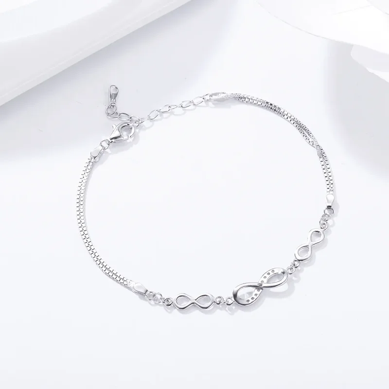 (image for) Pandora Style Silver Endless Elegance Slider Bracelet - SCB037 - View 5