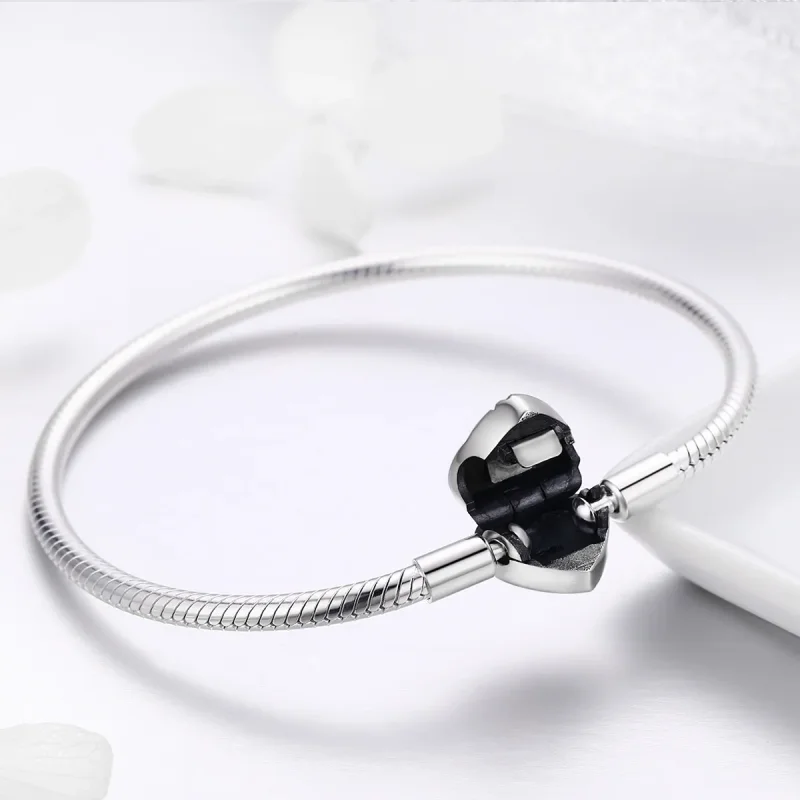 (image for) Pandora Style Silver Family Tree Chain Bracelet - SCB066 - View 6