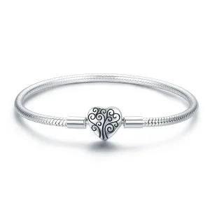 Pandora Style Silver Family Tree Chain Bracelet - SCB066 (image for) Pandora Style Silver Family Tree Chain Bracelet - SCB066