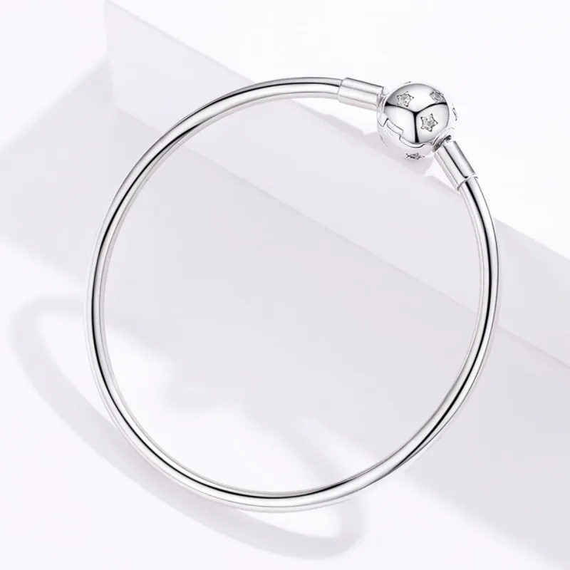(image for) Pandora Style Silver Galaxy Bangle - SCB144 - View 4