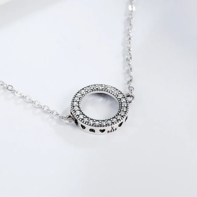 (image for) Pandora Style Silver Halo Slider Bracelet - SCB030 - View 4