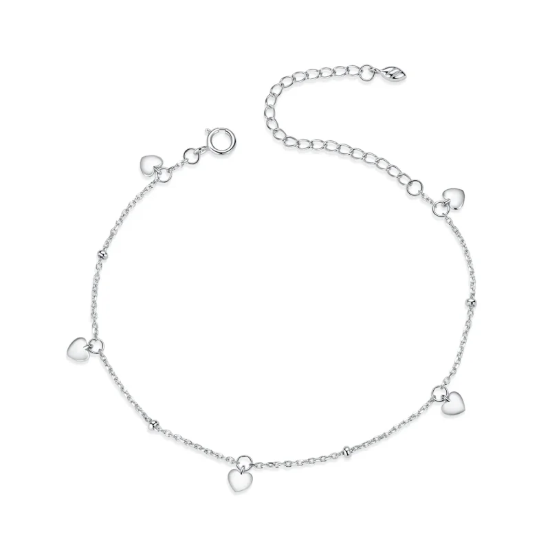 (image for) Pandora Style Silver Loving Heart bracelet - SCB191