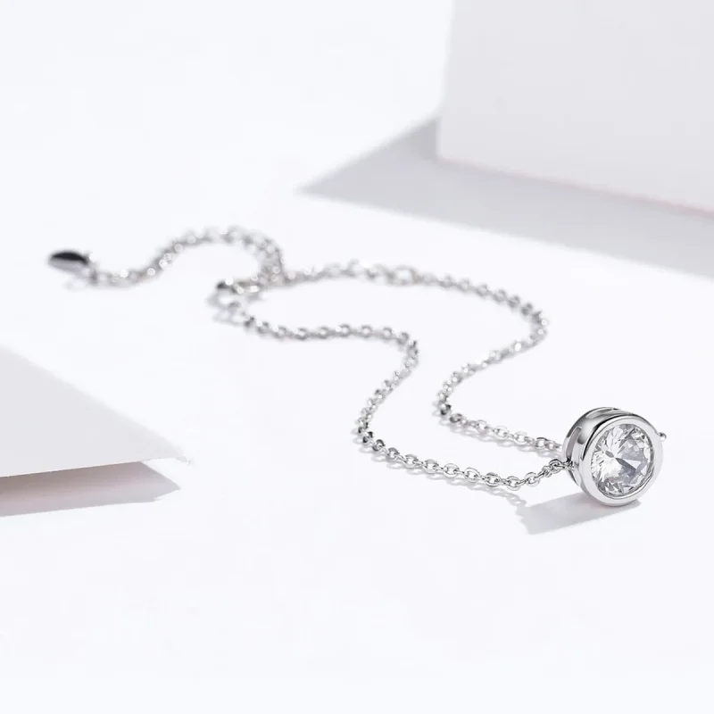 (image for) Pandora Style Silver Simple Chain Adjustable Bracelet - SCB157 - View 3