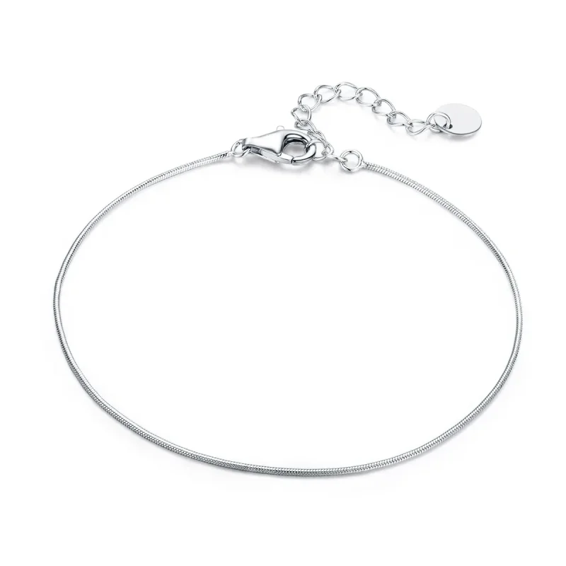 (image for) Pandora Style Silver Snake Chain Bracelet - SCB153